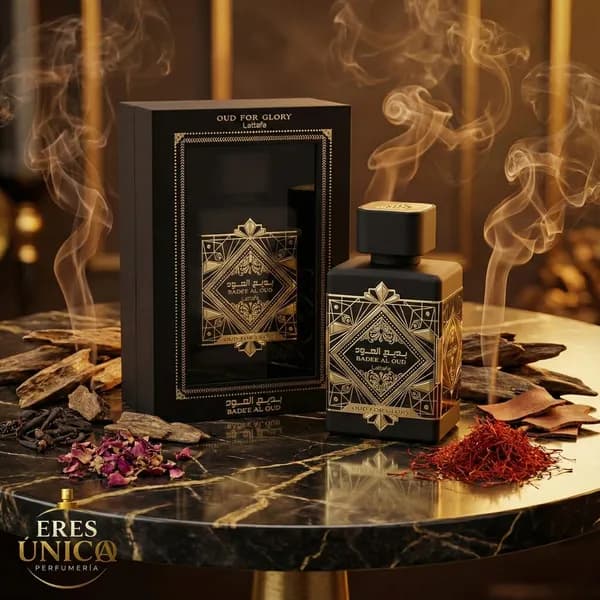 BADE'E AL OUD OUD FOR GLORY de Lattafa - Perfume árabe Oriental Amaderado / Oud