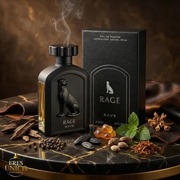 RAGE de Rave - Perfume árabe Aromático Fresco / Fougère