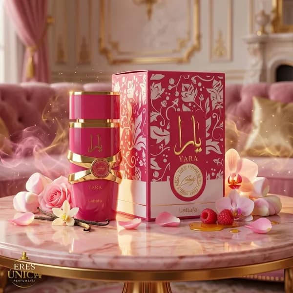 YARA CANDY de Lattafa - Perfume árabe Frutal Gourmand / Floral
