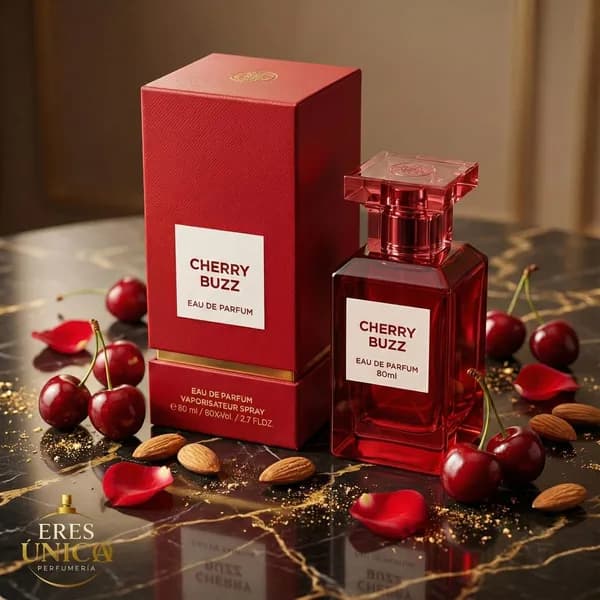 CHERRY BUZZ de Fragrance World - Perfume árabe Frutal Floral / Especiado