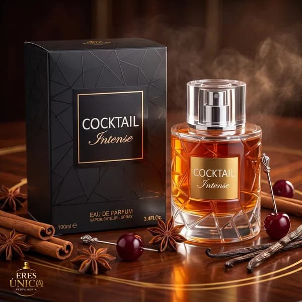 COCKTAIL INTENSE de Fragrance World - Perfume árabe Oriental Especiado / Gourmand
