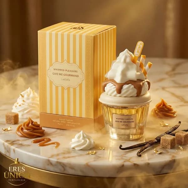 WHIPPED PLEASURE GIVE ME GOURMAND de Lattafa - Perfume árabe Gourmand