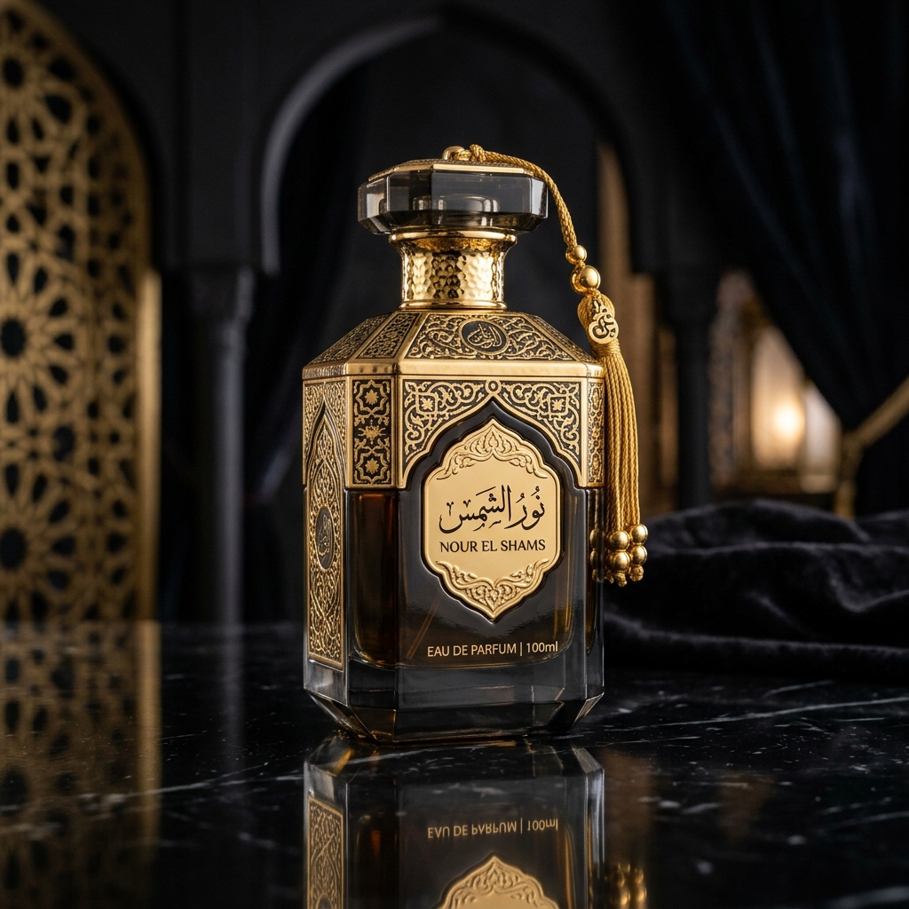 Frasco de perfume árabe de diseño moderno