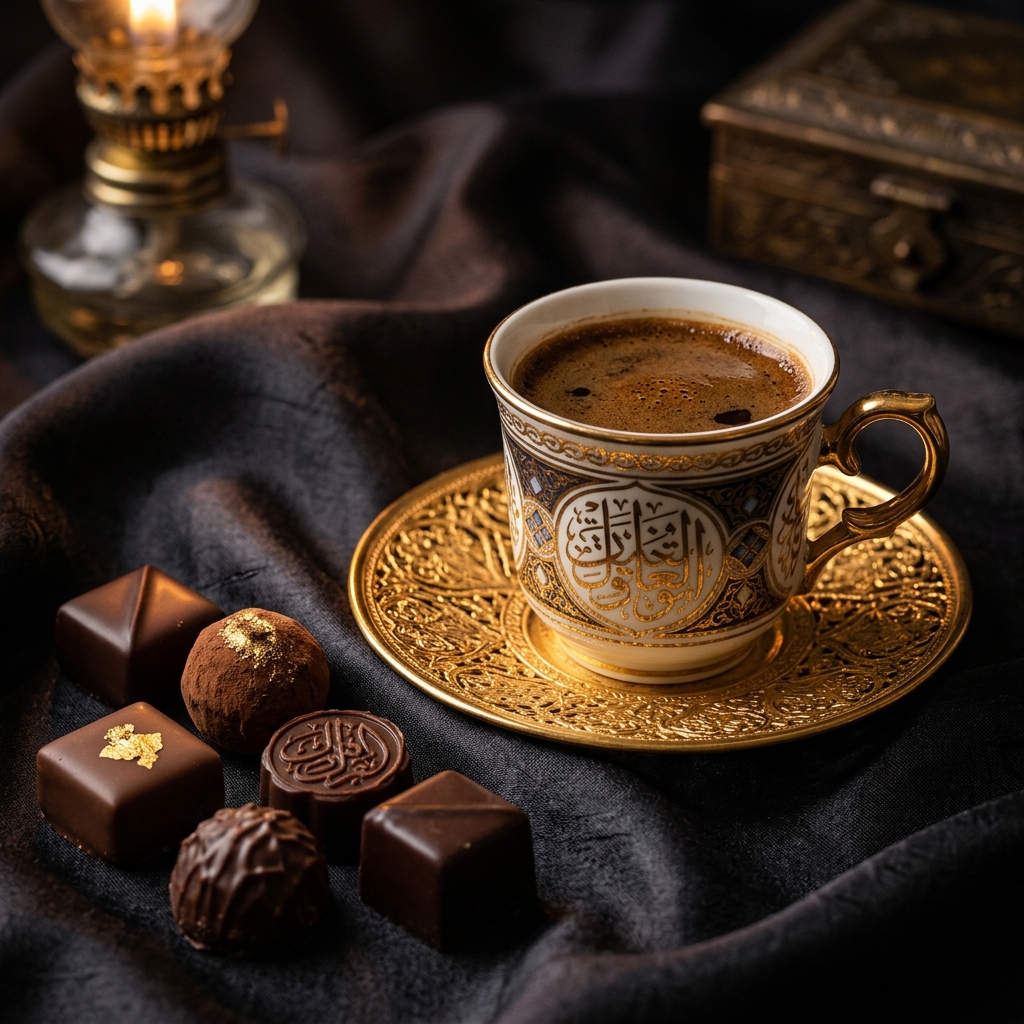 Espresso y trufas al estilo árabe
