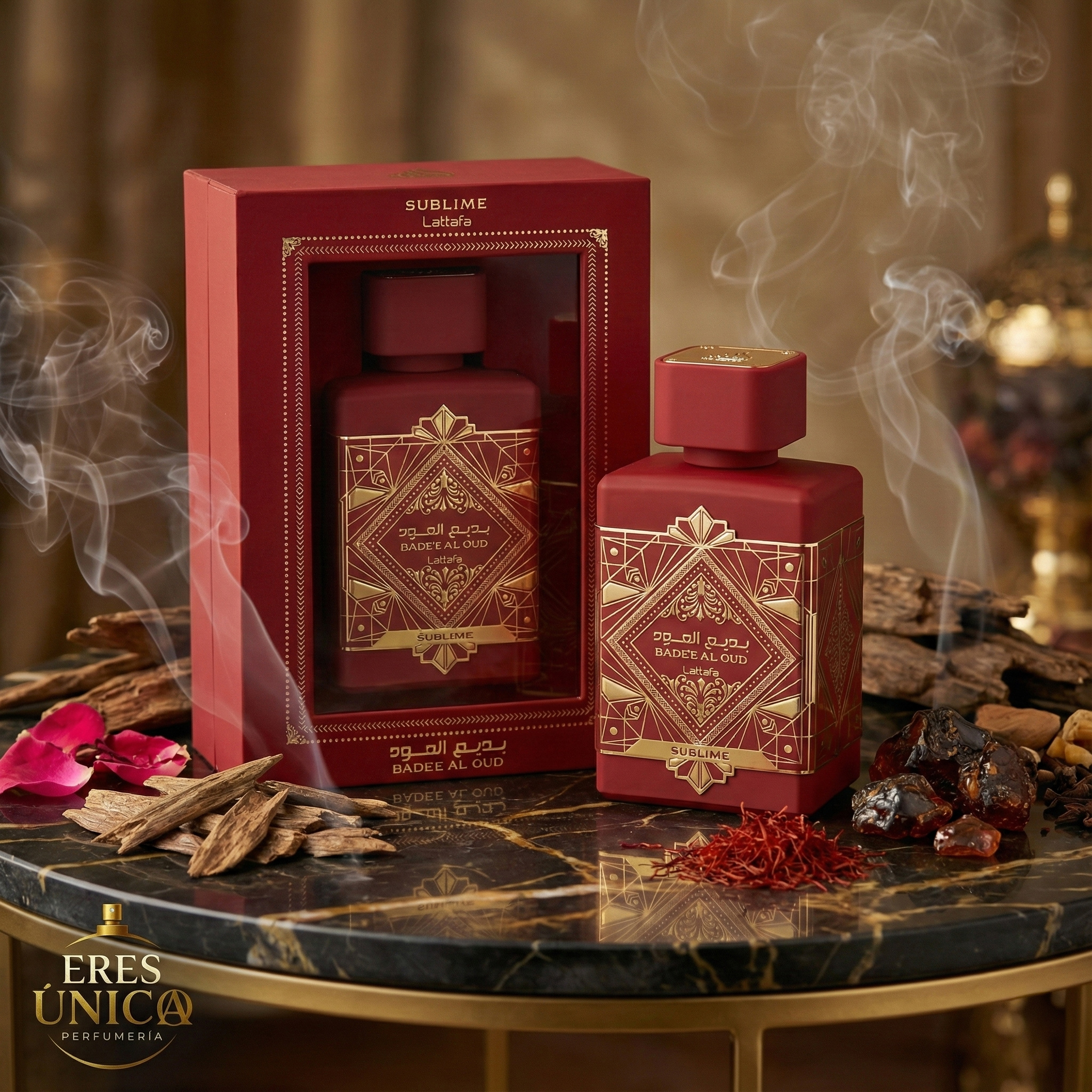 BADE'E AL OUD SUBLIME de Lattafa - Perfume árabe exclusivo