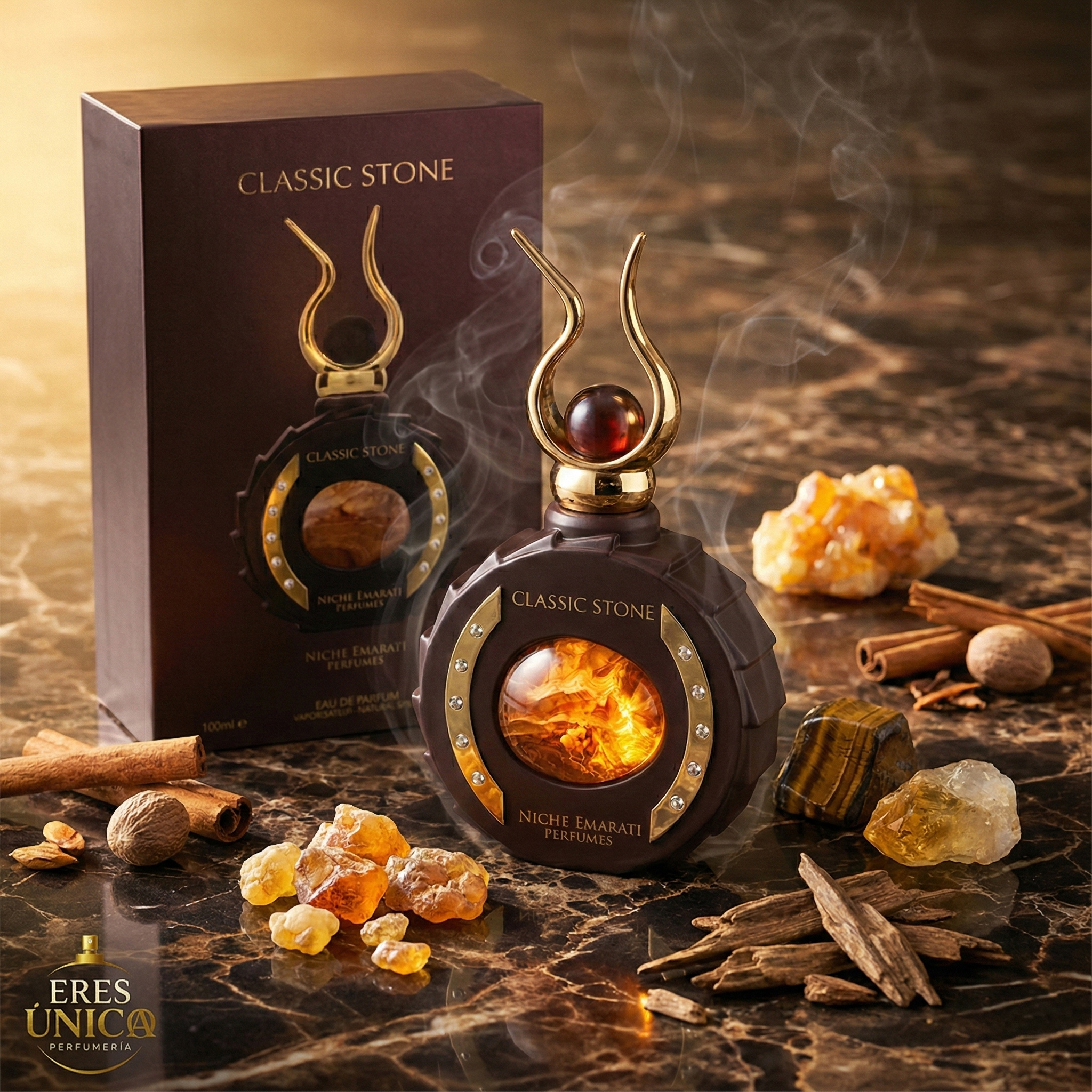 CLASSIC STONE de Niche Emarati Perfumes - Perfume árabe Amaderada Aromática