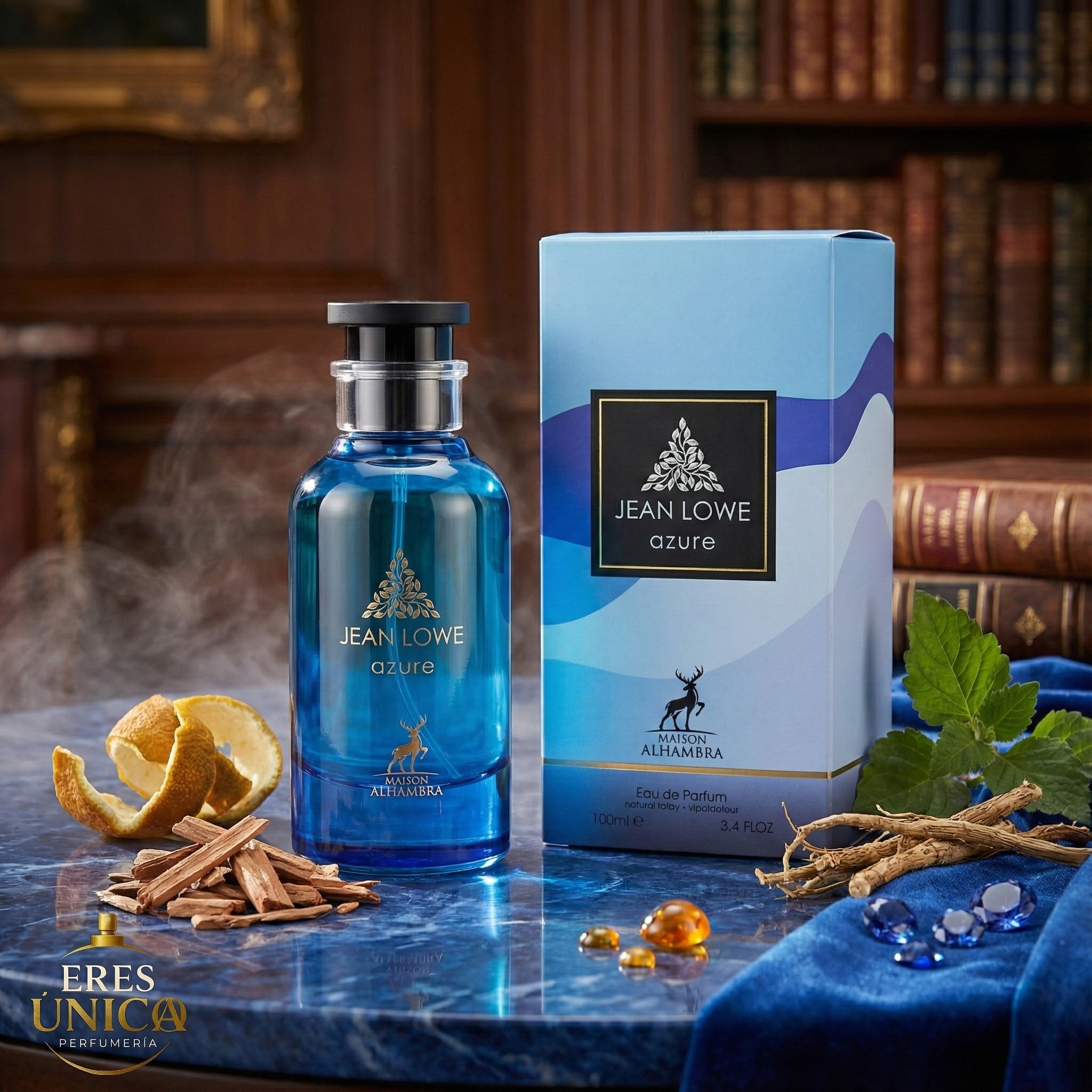 JEAN LOWE AZURE de Maison Alhambra - Perfume árabe exclusivo Cítrica Marina
