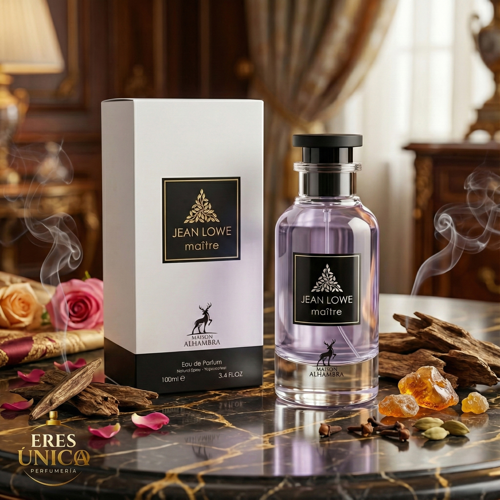 JEAN LOWE MAITRE de Maison Alhambra - Perfume árabe exclusivo Oriental Amaderada