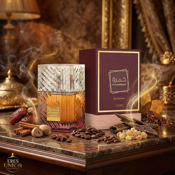 Frasco de Khamrah Dukhan de Lattafa
