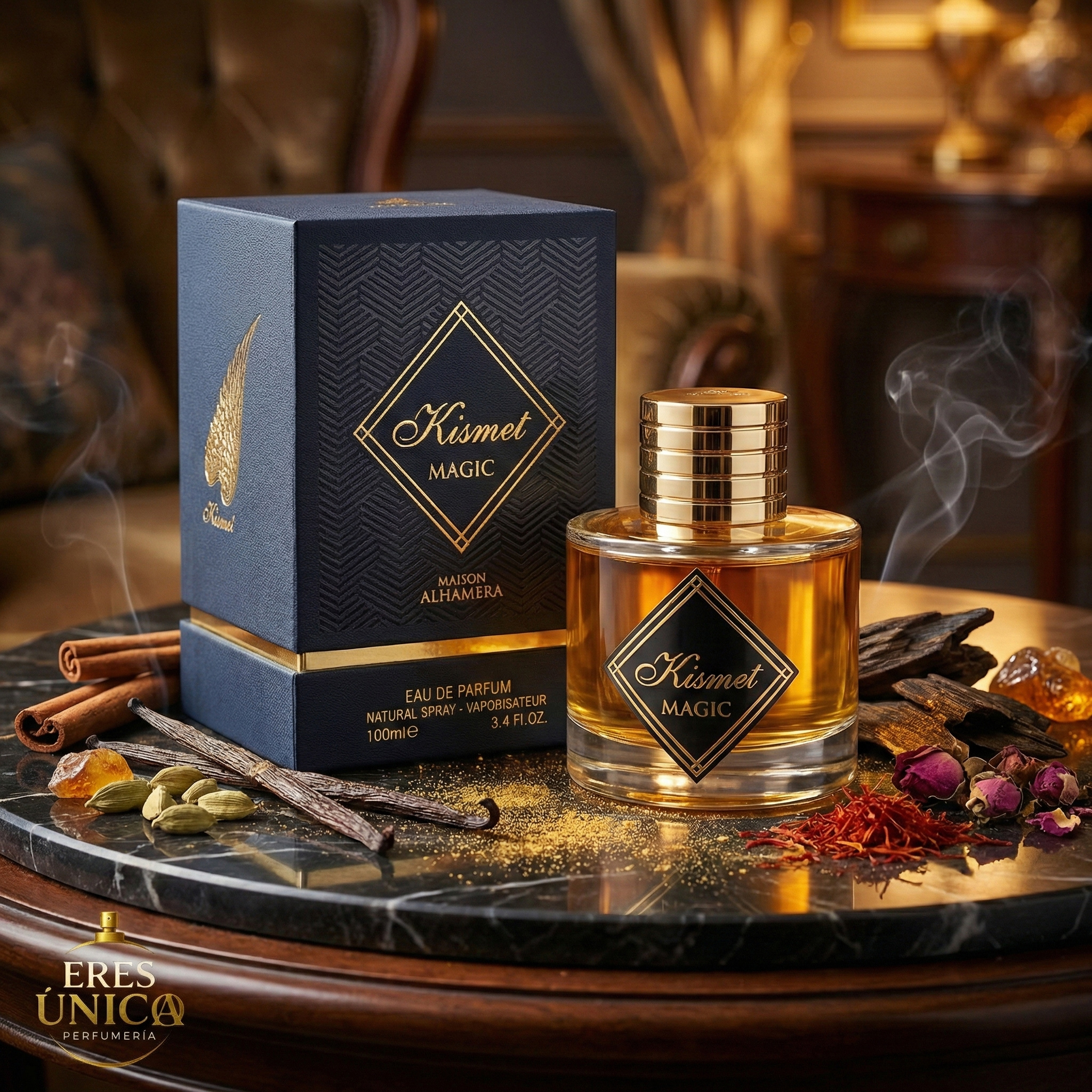 KISMET MAGIC de Maison Alhambra - Perfume árabe exclusivo Ámbar Vainilla