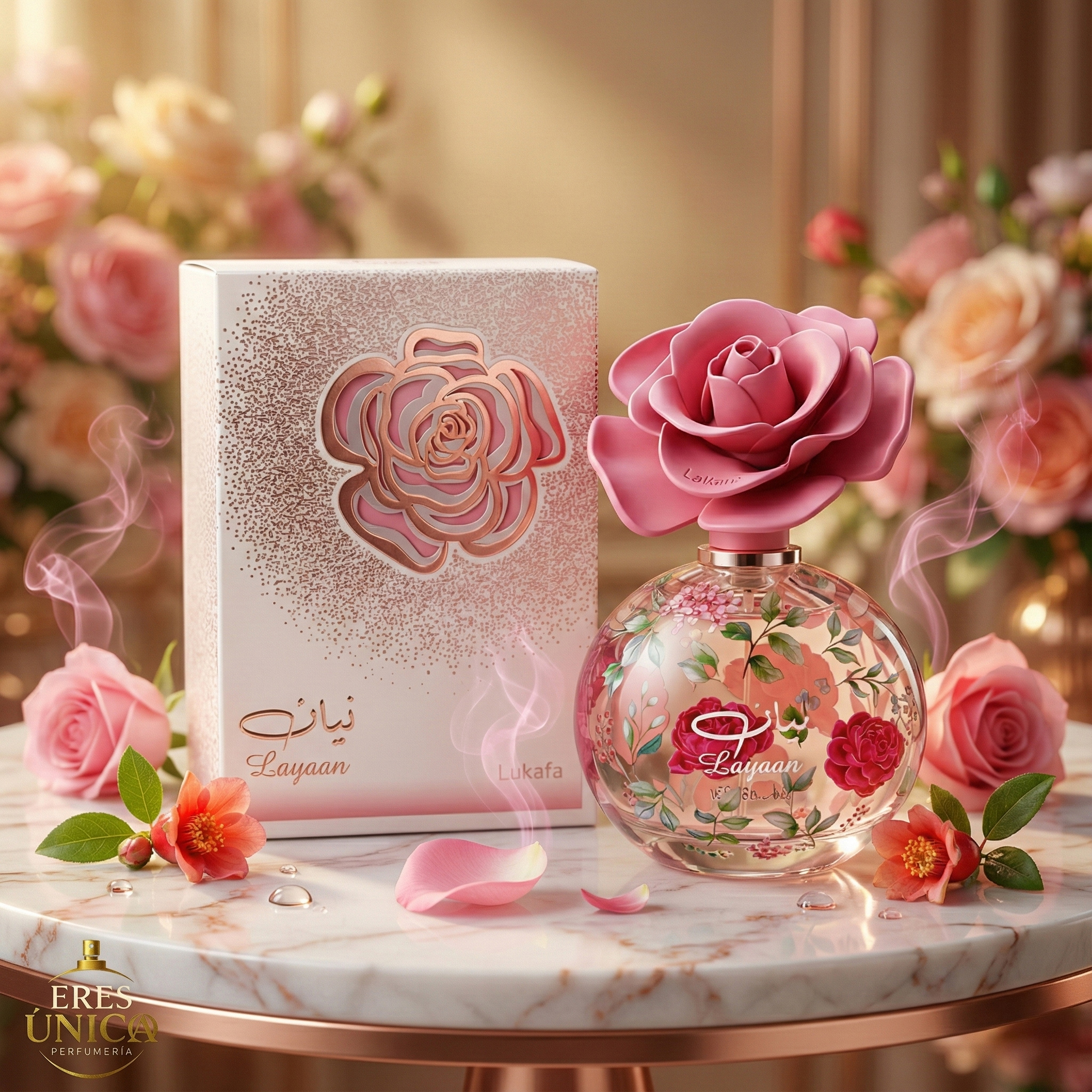 LAYAAN de Lattafa - Perfume árabe exclusivo Floral Frutal
