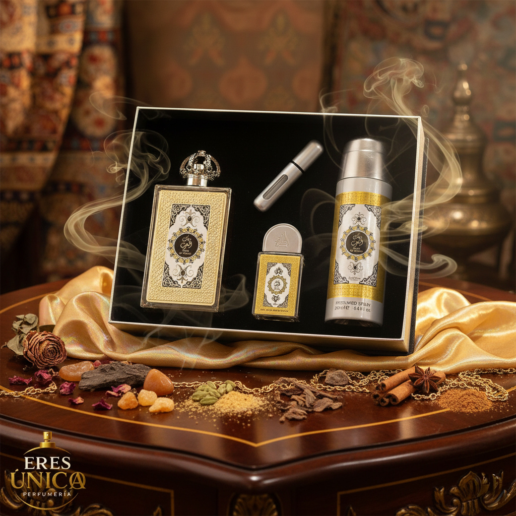 PACK KING OF ARABIA de Lattafa Pride - Perfume árabe exclusivo Oriental Amaderada Cuero