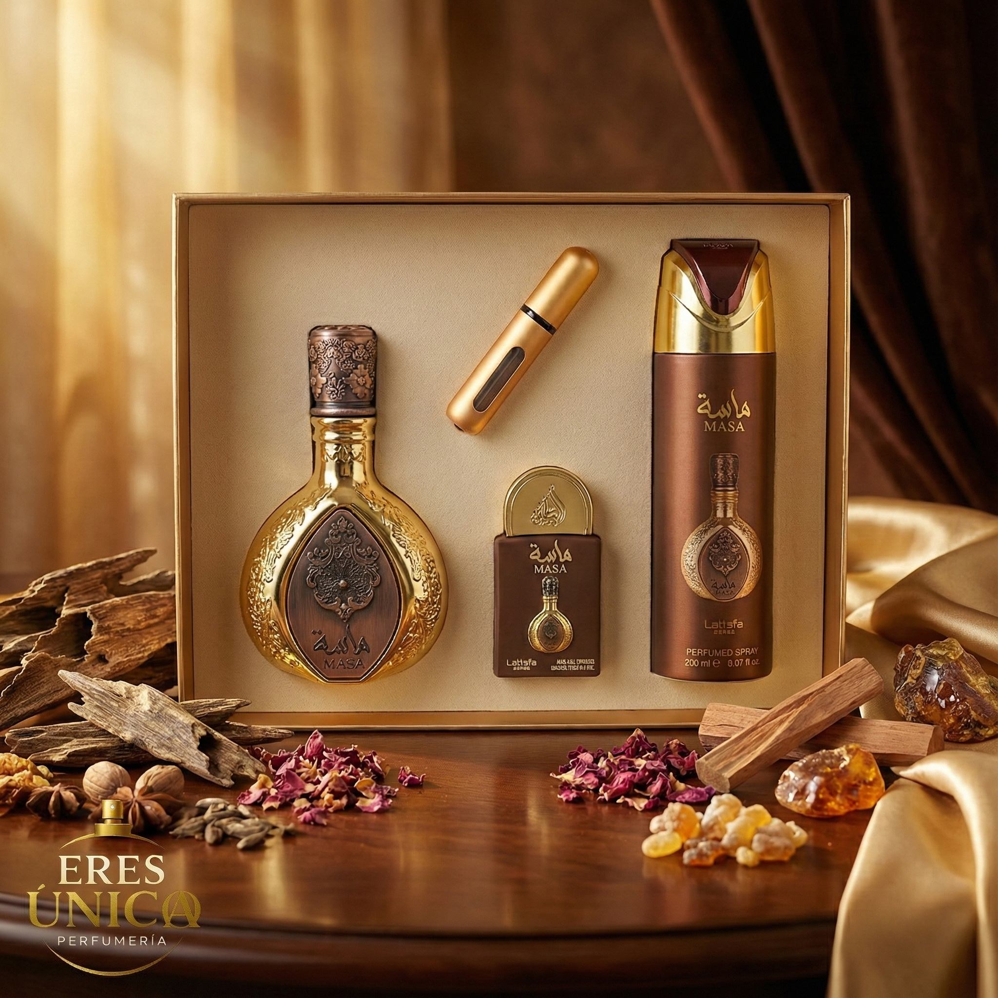 PACK MASA de Lattafa Pride - Perfume árabe Ámbar Especiada