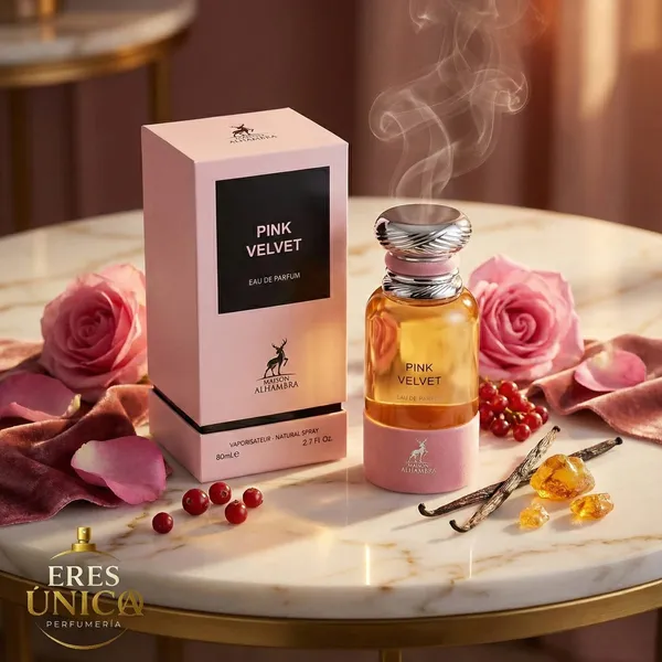 PINK VELVET de Maison Alhambra - Perfume mujer Floral Oriental / Rosa Amaderada árabe