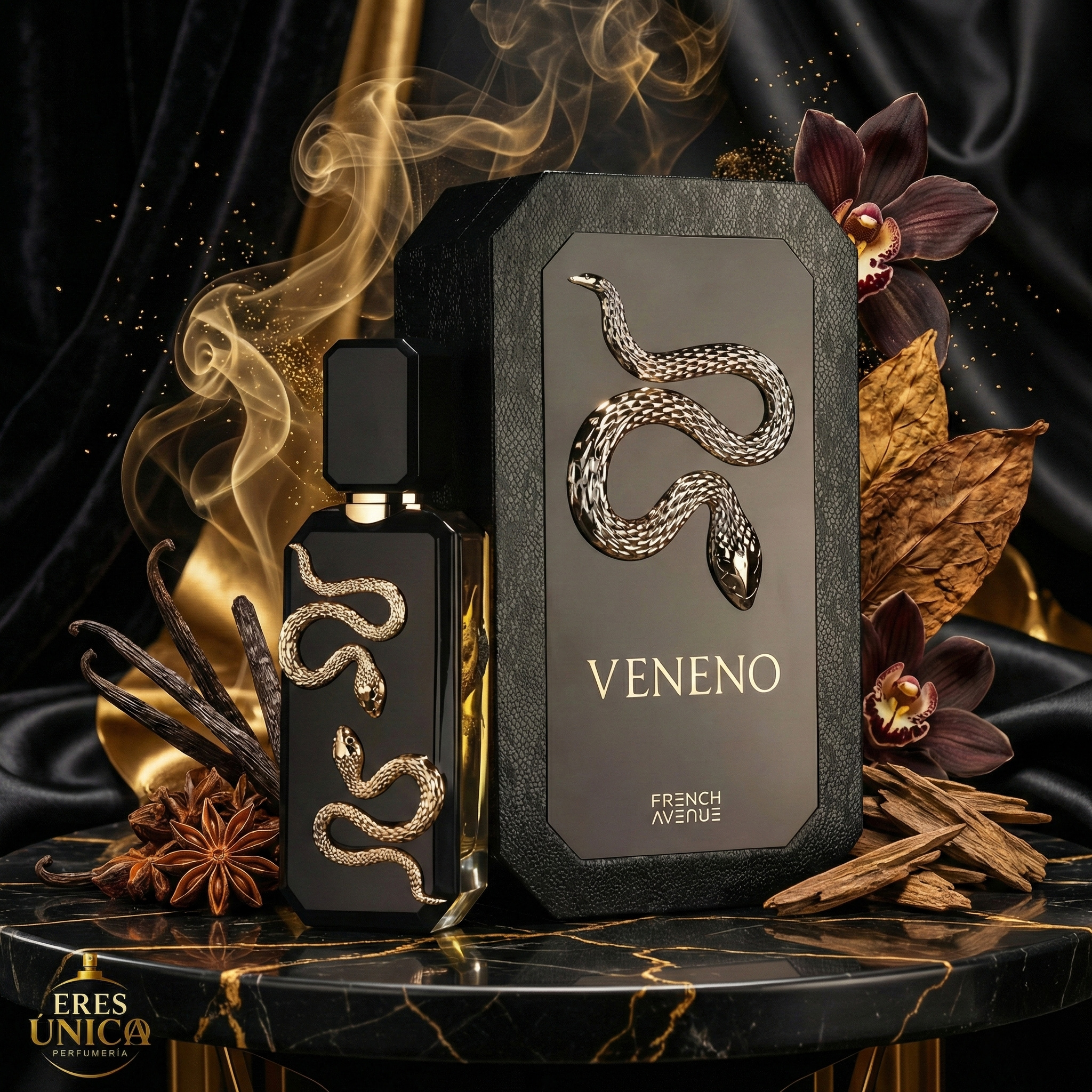 VENENO de French Avenue - Perfume árabe Ámbar Especiada